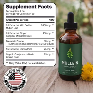VOLT Mullein Leaf Drops Lung Cleanse & Support - Image 7