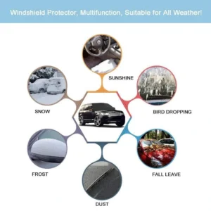 (🎄Early-Christmas Flash Sale🎄-48% OFF)Universal Premium Windshield Snow Cover Sunshade - Image 8