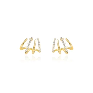 Shiny Crystal Earrings - Image 7