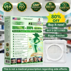 𝗠𝗼𝗿𝗶𝗻𝗴𝗮 × 𝗕𝗲𝗿𝗯𝗲𝗿𝗶𝗻𝗲 × 𝗔𝗠𝗣𝗞 𝟭𝟬-𝗶𝗻-𝟭 𝗠𝗲𝘁𝗮𝗯𝗼𝗹𝗶𝗰 𝗦𝘂𝗽𝗽𝗼𝗿𝘁 𝗡𝗮𝗻𝗼 𝗠𝗶𝗰𝗿𝗼𝗻𝗲𝗲𝗱𝗹𝗲 𝗣𝗮𝘁𝗰𝗵 - Image 2