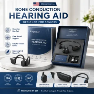Bone Conduction Smart Hearing Headphones – Clear Sound & Open-Ear Comfort