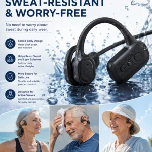 Bone Conduction Smart Hearing Headphones – Clear Sound & Open-Ear Comfort - Image 4