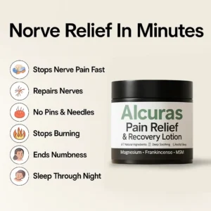 Alcuras Neuropathy Pain Relief and Repair Lotion - Image 3
