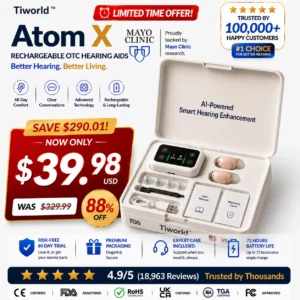 Atom X Smart Hearing Aids
