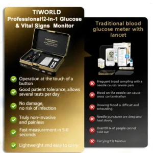 AI Smart Glucose Monitor Advanced 12-in-1 Health Tracking Technology - Image 12