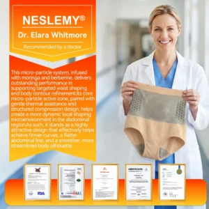 𝐌𝐨𝐫𝐢𝐧𝐠𝐚 & 𝐁𝐞𝐫𝐛𝐞𝐫𝐢𝐧𝐞 4‑In‑1 Micro‑Particle Sculpting & Fat‑Burn Shorts - Image 5
