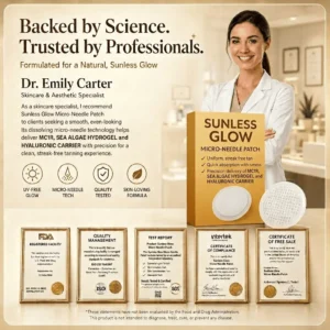Sunless Glow Micro-Needle Tanning Patch - Image 3