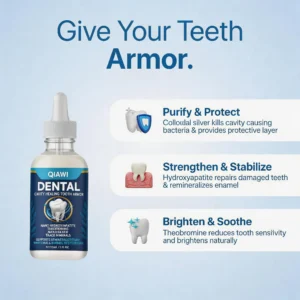 QIAWI Fluoride-Free Hydroxyapatite Tooth Armor Essence & Enamel Repair - Image 7