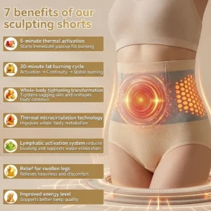 4-in-1 Shaping and Fat-Burning Microfiber Shorts - Image 2