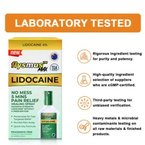 Lidocaine 5Mins Pain Relief Healing Spray - Image 10