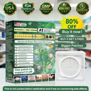 Moringa · Berberine × NAD+ 𝟏𝟎-𝐢𝐧-𝟏 𝐀𝐝𝐯𝐚𝐧𝐜𝐞𝐝 𝐍𝐚𝐧𝐨 𝐌𝐢𝐜𝐫𝐨𝐧𝐞𝐞𝐝𝐥𝐞 𝐏𝐚𝐭𝐜𝐡