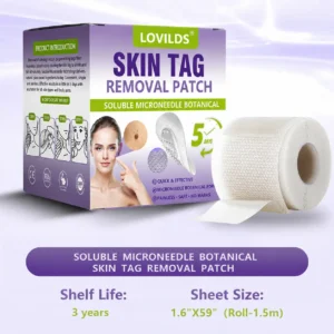 SOLUBLE MICRONEEDLE BOTANICAL SKIN TAG REMOVAL PATCH - Image 9