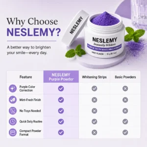 NESLEMY Purple Teeth Whitening Powder - Image 3