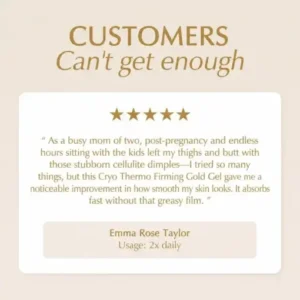15-Day Fast-Acting Anti Cellulite Sculpting & Tightening Burn Gold Massage Cream - Image 7
