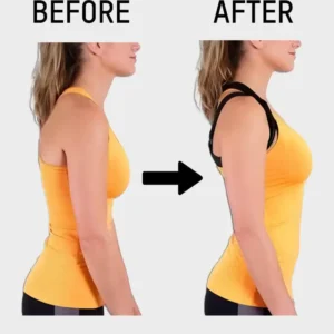 Cross Back Front Closure Wireless Posture Support Bra - Image 6