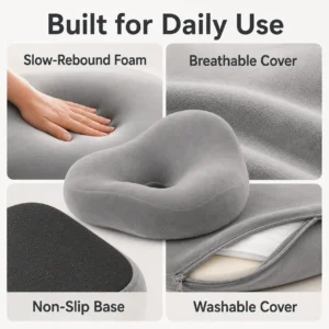 Long Sitting Beautiful Thighs Seat Cushion Office Thickened Version Home Sitting Cushion - Image 5