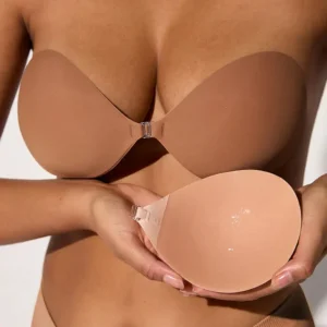 Front Closure Adhesive Invisible Push-Up Bra - Image 2