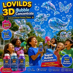 LOVILDS 3D Bubble Concentrate Animal & Ocean Fantasy Theme