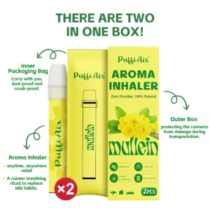 Mullein Smokeless Aroma Inhaler - 2 Pcs - Image 9