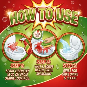 NESLEMY Bathroom Cleaner for Tough Toilet & Sink Stains - Image 8
