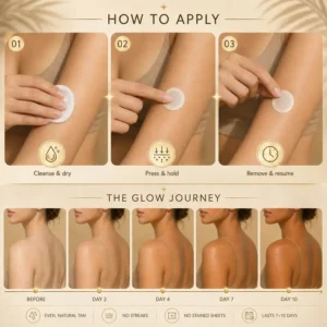 Sunless Bronze Premium Transdermal Micro-Needle Tanning Patch - Image 2