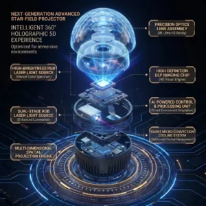 360° Smart Holographic Starry Sky Projector - Image 4