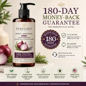 2-in-1 Onion & Rosemary Shampoo + Conditioner - Image 18