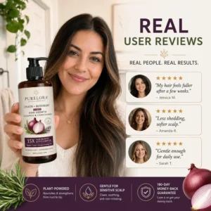 Onion & Rosemary 2-in-1 Shampoo & Conditioner with 15X Active Complex for Hair Growth - Image 14