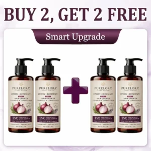 Onion & Rosemary 2-in-1 Shampoo & Conditioner with 15X Active Complex for Hair Growth - Image 21