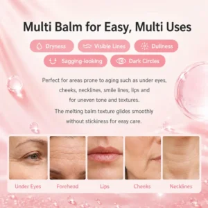 Pink Collagen Volume Multi Balm for Soft and Smooth Lips - Image 6