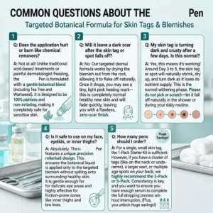 7-Day Skin Tag & Spot Eraser Painless & Scar-Free Advanced Imperfection Removal Rollerball Pen - Image 9