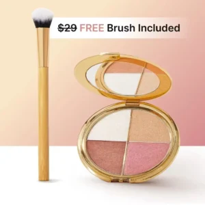 Glow Wardrobe Highlighting Eye & Cheek Palette