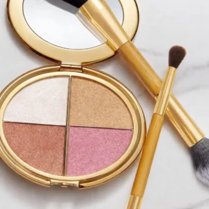 Glow Wardrobe Highlighting Eye & Cheek Palette - Image 3