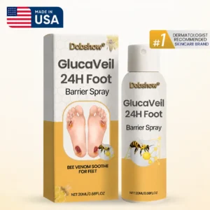 GlucaVeil: 24H Anti-Friction Foot Armor