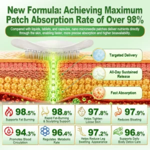 Brown Seaweed × Berberine × NAD+ 10-in-1 Nano Microneedle Nutrition Patch - Image 8