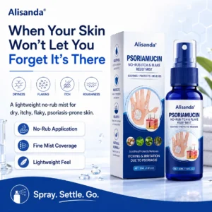 PsoriaMucin No-Rub Itch & Flake Relief Mist