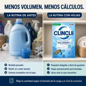 CLINCLII Hojas de Detergente para Ropa - Image 3
