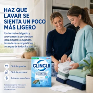 CLINCLII Hojas de Detergente para Ropa - Image 9