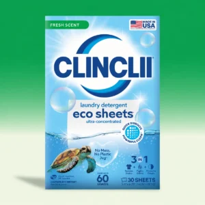 CLINCLII Laundry Detergent Eco Sheets