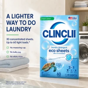 CLINCLII Laundry Detergent Eco Sheets - Image 2
