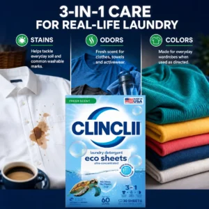 CLINCLII Laundry Detergent Eco Sheets - Image 6