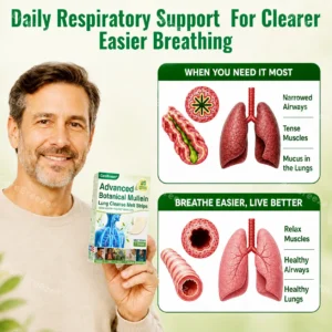Advanced Botanical Mullein Lung Cleanse Melt Strips - Image 6