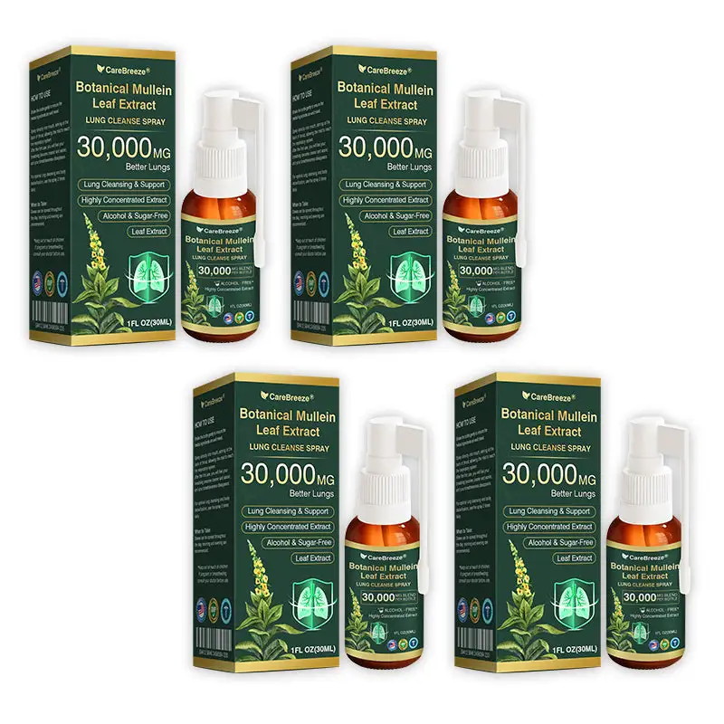 Botanical Mullein Leaf Extract Lung Cleanse Spray - Image 12
