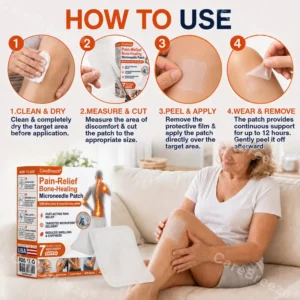 Pain-Relief Bone-Healing Microneedle Patch - Image 11