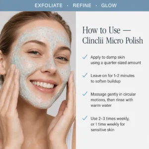 Clinclii Micro-Polishing Facial Scrub - Image 4