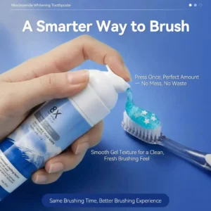 Dr.Juxek Niacinamide Foaming Whitening Toothpaste - Image 4