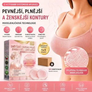 Mikroneedlová náplast pro podporu objemu