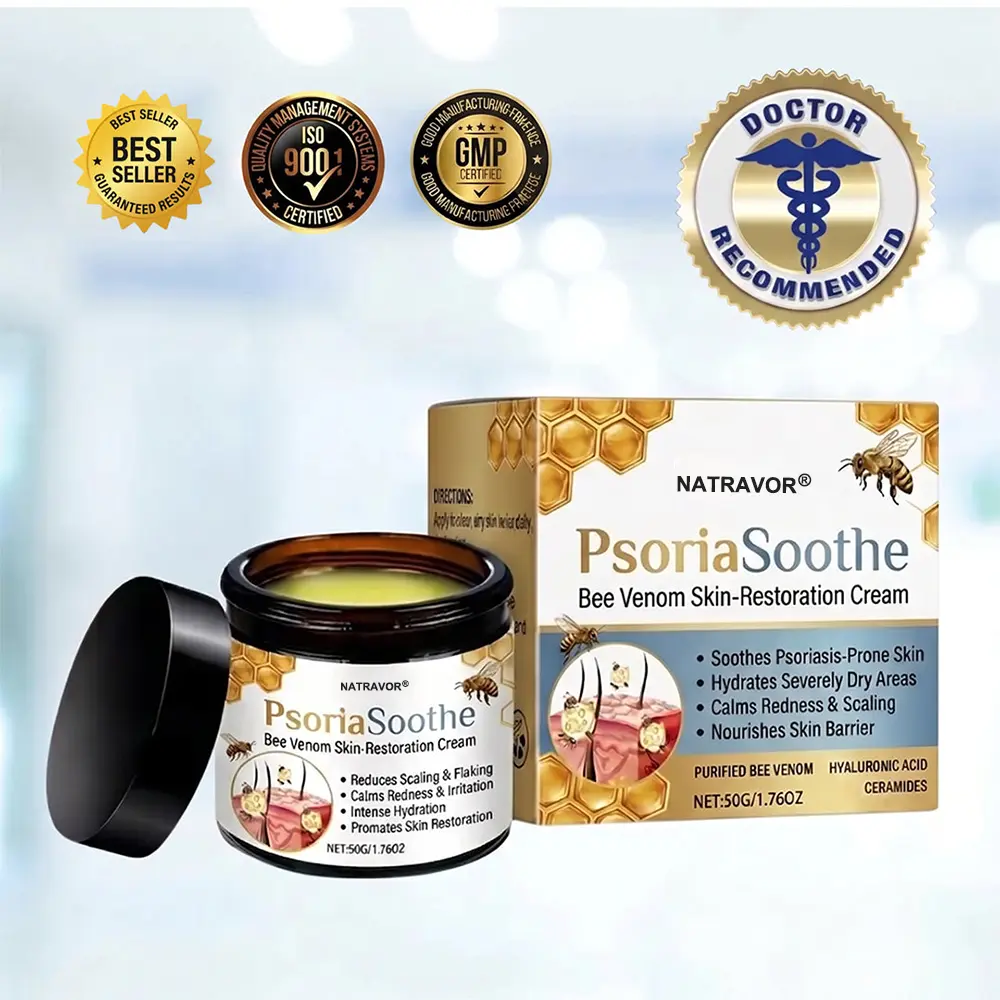 PsoriaSoothe Bee Venom Skin-Restoration Cream