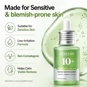NESLEMY 10% Azelaic Acid + Hyaluron Soothing Serum - Image 9