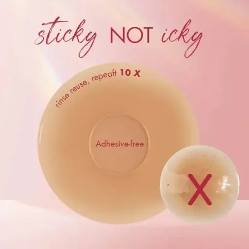 NESLEMY Seamless Sticky Nipple Covers for Women - Image 4